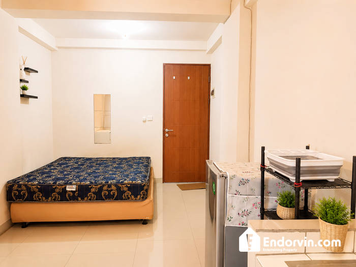 Disewakan Apartemen Studio Oak Tower B Pulo Gadung Semi Furnish View Kolam Renang