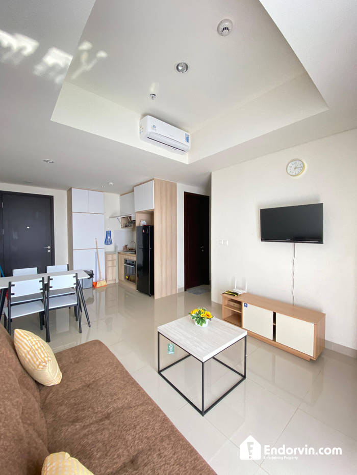 DIJUAL MURAH APARTEMEN CLEON PARK 2 BEDROOM LANTAI 11 FULL FURNISH VIEW BIANG LALA AEON MALL