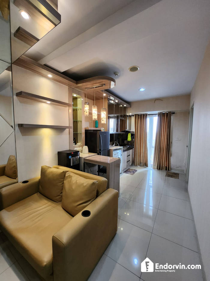 Dijual Apartemen Oak Tower Tower B — tipe 2BR Full Furnish dengan view kolam renang Jaktim