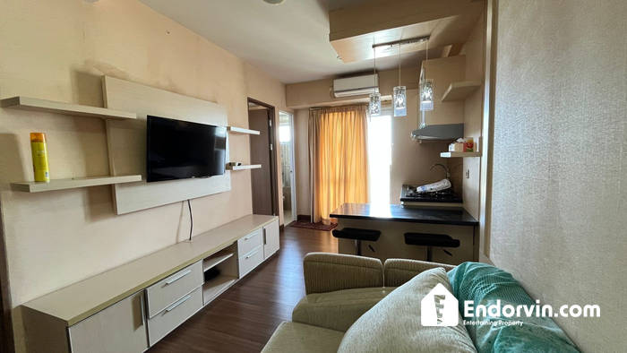 Dijual Apartemen Oak Tower Tower B tipe 2BR Full Furnish view jalan kota Pulo Gadung