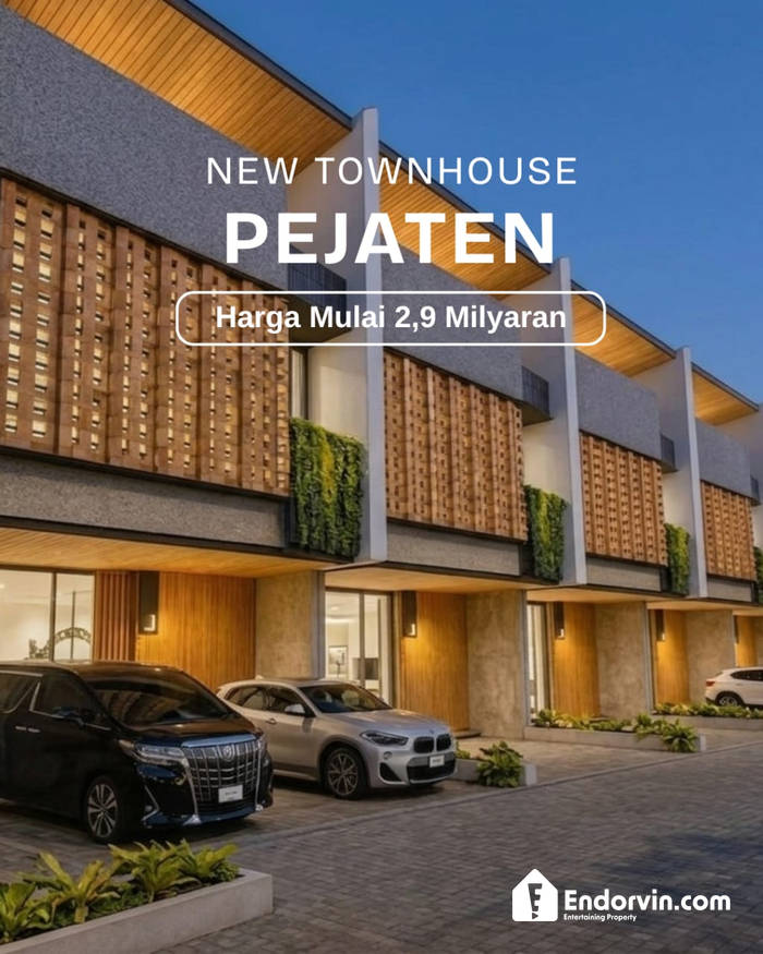 Dijual New Townhouse Spring Pejaten – Rumah Tapak Tanah Luas Jaksel