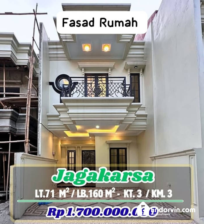 Dijual Rumah Baru ‎Unit Terakhir Dalam Cluster Jagakarsa 