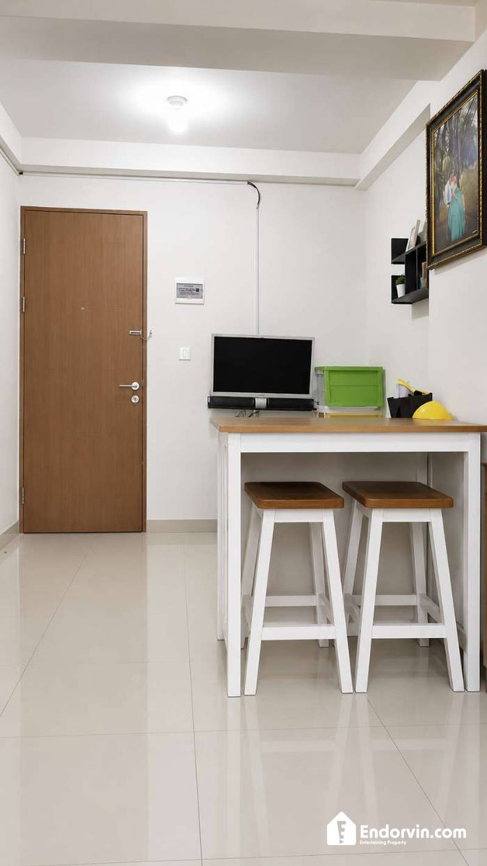 Dijual 2BR Full Furnish Oak Tower B  – Lantai 20, Untuk Keluarga, Dekat LRT & Terminal Pulo Gadung