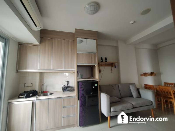 Dijual 2 Bedroom Oak Tower B Pulo Gadung – Full Furnish, Lantai Tinggi, View Kolam Renang, AJB Siap