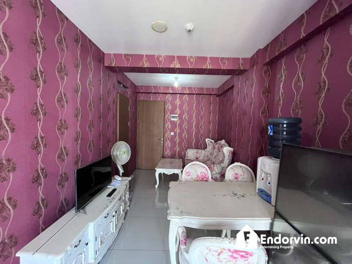 Dijual 2 Bedroom Oak Tower B – Full Furnish, Lantai 8, View Kolam Renang, AJB Siap