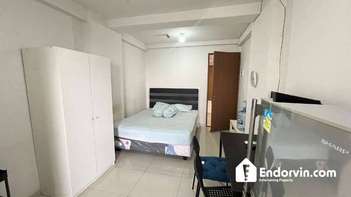 Dijual Studio Full Furnish Oak Tower B Pulo Gadung – Sky Garden, Pool, 3 Menit LRT, Siap Huni