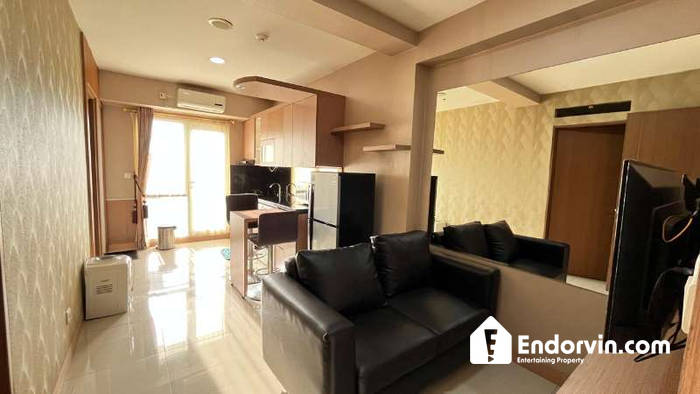 Disewakan 2 BR Full Furnish Oak Tower A - Lantai 12, View Jalan, Pulo Gadung