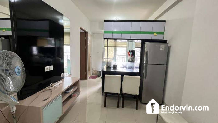 Hunian Modern Di Pulo Gadung! 1BR Full Furnish View Kolam Renang Disewakan Apartemen Oak Tower B Pulo Gadung