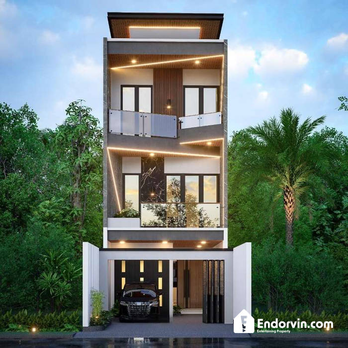 Rumah Mewah Di Jagakarsa Tahap Pembangunan, Design Kontemporer