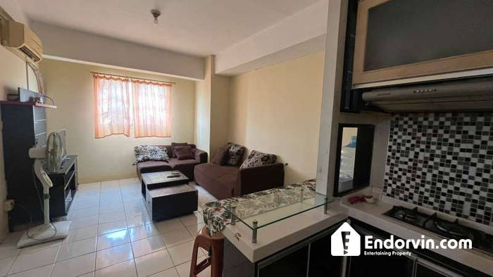 Dijual 2 Bedroom Gading Icon B – Full Furnish, Lantai 8, 3 Menit Ke Halte Busway