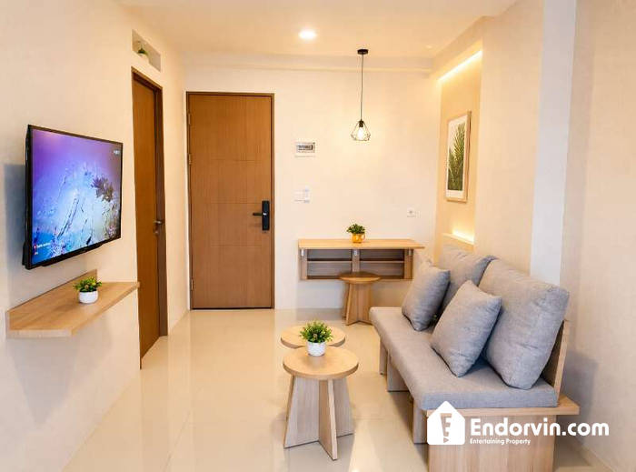 Disewakan 2 Bedroom Oak Tower B – Full Furnish, Sky Garden, Gym & Kolam Renang