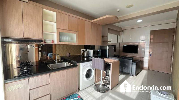 Disewakan 2BR Oak Tower A – Lantai 12, View Barat, Fasilitas Bintang 5, Pulo Gadung