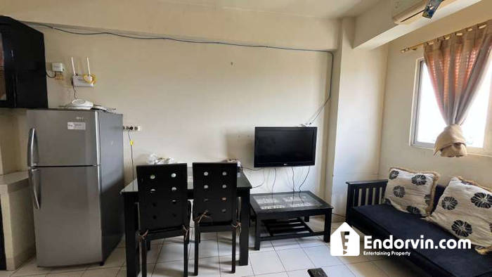 Disewakan 2 Bedroom Gading Icon C– Lantai Tinggi, View Kolam Renang, Full Furnish, Jaklingko Dekat