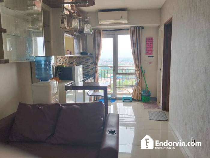Dijual 2BR Oak Tower A Full Furnish Lantai 16 – Siap KPA, 3 Menit LRT Pulomas, Siap Huni