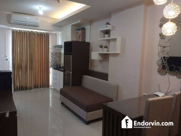 Dijual 2BR Oak Tower B Lantai 12– View Jalan, Full Furnish, AJB Ready, Siap KPA