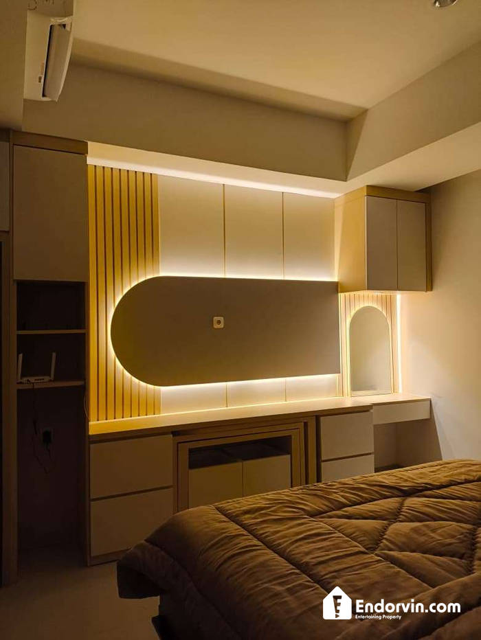 Disewakan Apartemen Cleon Park  Harian Tipe Studio Di Lantai 21 View Kolam Dan Jalanan