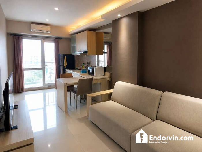 Disewakan 1 BR Oak Tower A – Lantai Rendah, View City, 5 Menit Terminal Pulo Gadung