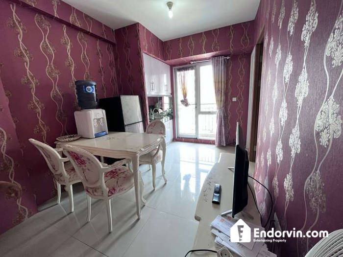 Dijual Oak Tower 2 Bedroom – Siap KPA, View Kolam, Full Furnish, Pulo Gadung