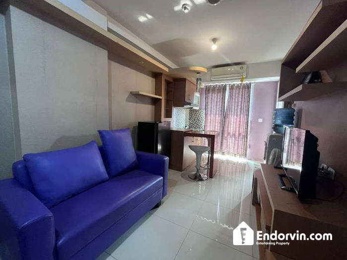 Disewakan 2 Bedroom Lt.6, Full Furnish, View City Light, Dekat Dengan Terminal, Apartemen Oak Tower Pulo Gadung