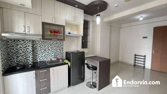 Disewakan Two Bedroom Oak Tower B - Lantai 16, View Kolam, Garden Sky & Jogging Track Pulo Gadung