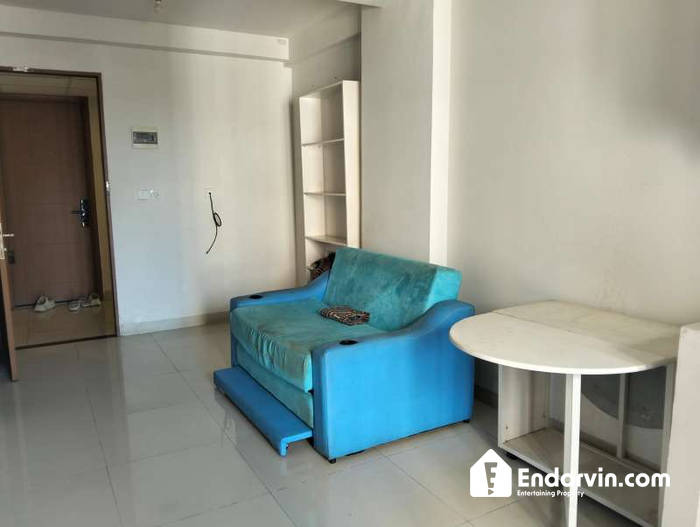 Dijual Apartemen Oak Jakarta Timur - Semi Furnished, Lantai 17, View Kolam Renang