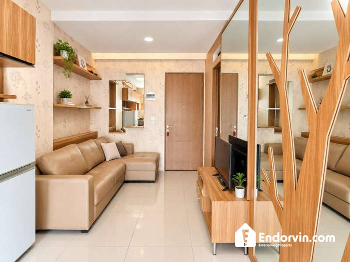 Disewakan2 Bedroom Apartemen Oak Tower A – Lantai 18, View City, Dekat Halte Busway Pulo Gadung