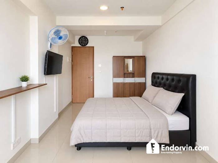 Disewakan Studio View Jalan Lt. 20 - Full Furnish, Bebas Banjir, Apartemen Oak Tower B Pulo Gadung