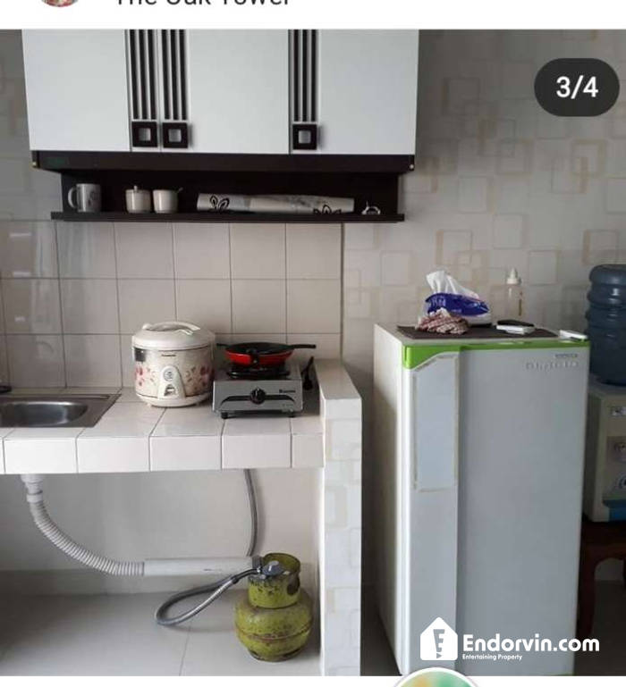 Dijual Apartemen Oak Tower A Lantai 7 – 2 Bedroom Full Furnish, Siap Huni, Dekat Busway & Akses Kelapa Gading, Pulo Gadung