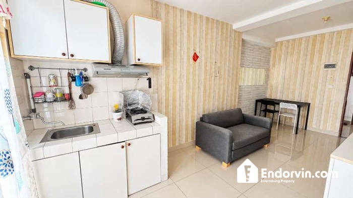 Disewakan Apartemen Oak Tower A Lantai 3 – 2 Bedroom Full Furnish, Lantai Rendah, Siap Huni & Strategis Di Pulo Gadung