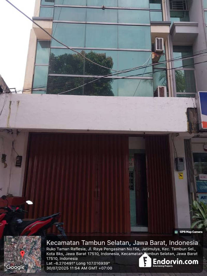 DISEWAKAN RUKO 1 LANTAI DI RUKO TAMAN RAFLESIA JATIMULYA, BEKASI