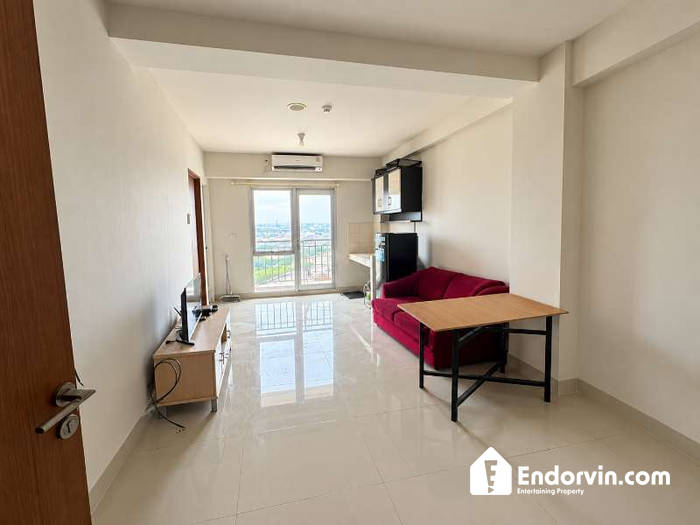 Disewakan Apartemen Oak Tower A Lantai 17 – 2 Bedroom Full Furnish, Lantai Tinggi, Siap Huni & Strategis Di Pulo Gadung